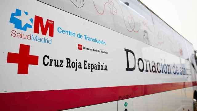 Un autobús de Cruz Roja durante una campaña de donación de sangre / EUROPA PRESS