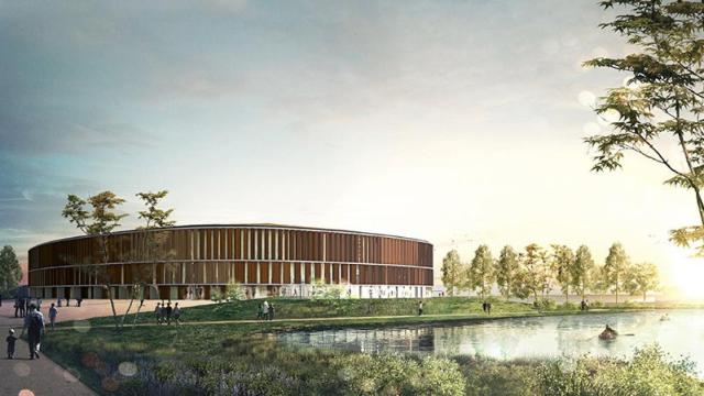 Imagen virtual del pabellón olímpico de Tarragona.