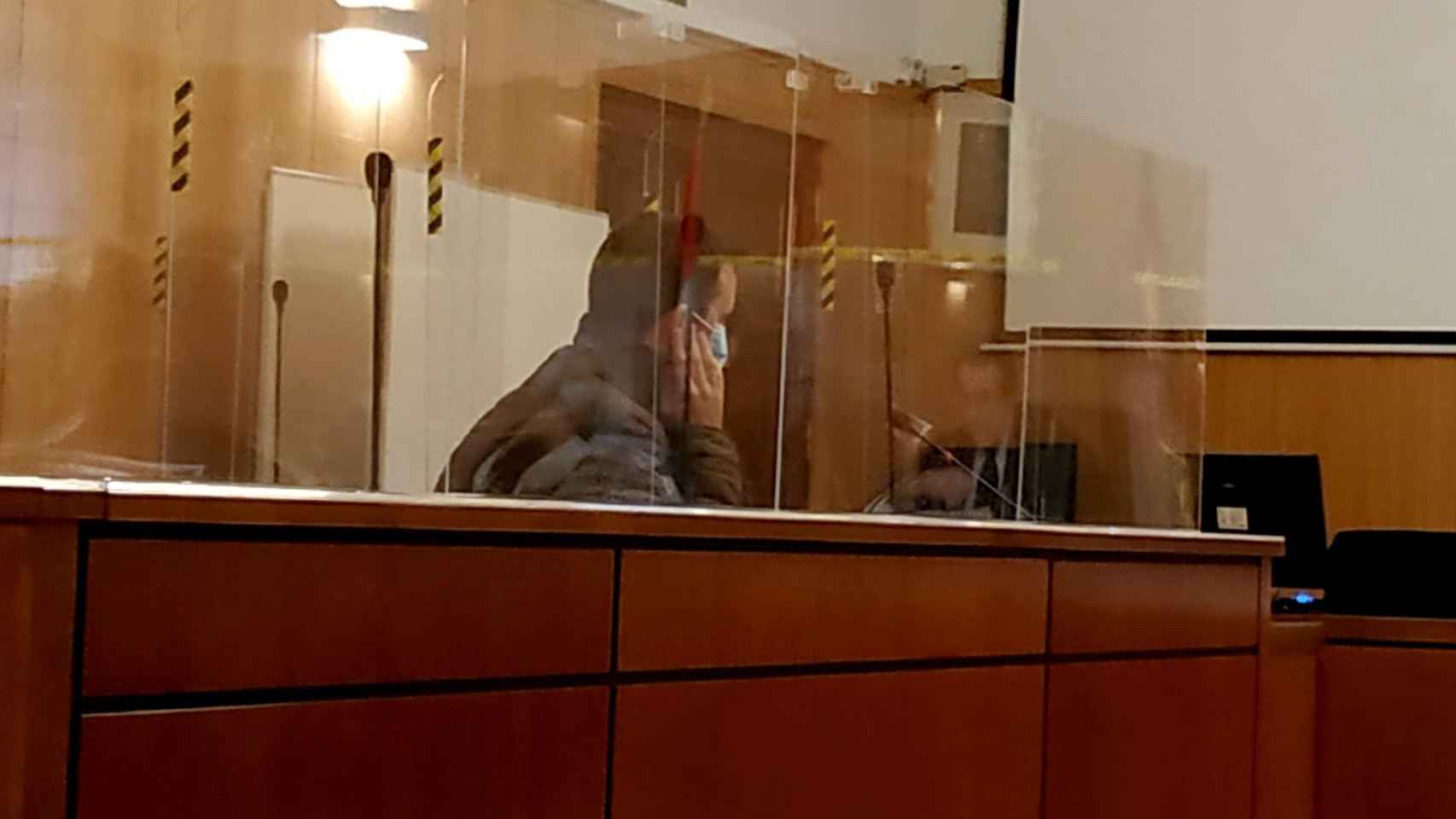 El 'pirata' condenado, durante la vista de su juicio ante la Audiencia Provincial de Valladolid / EP