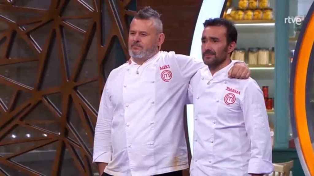 Miki Nadal y Juanma Castaño en 'Masterchef' RTVE