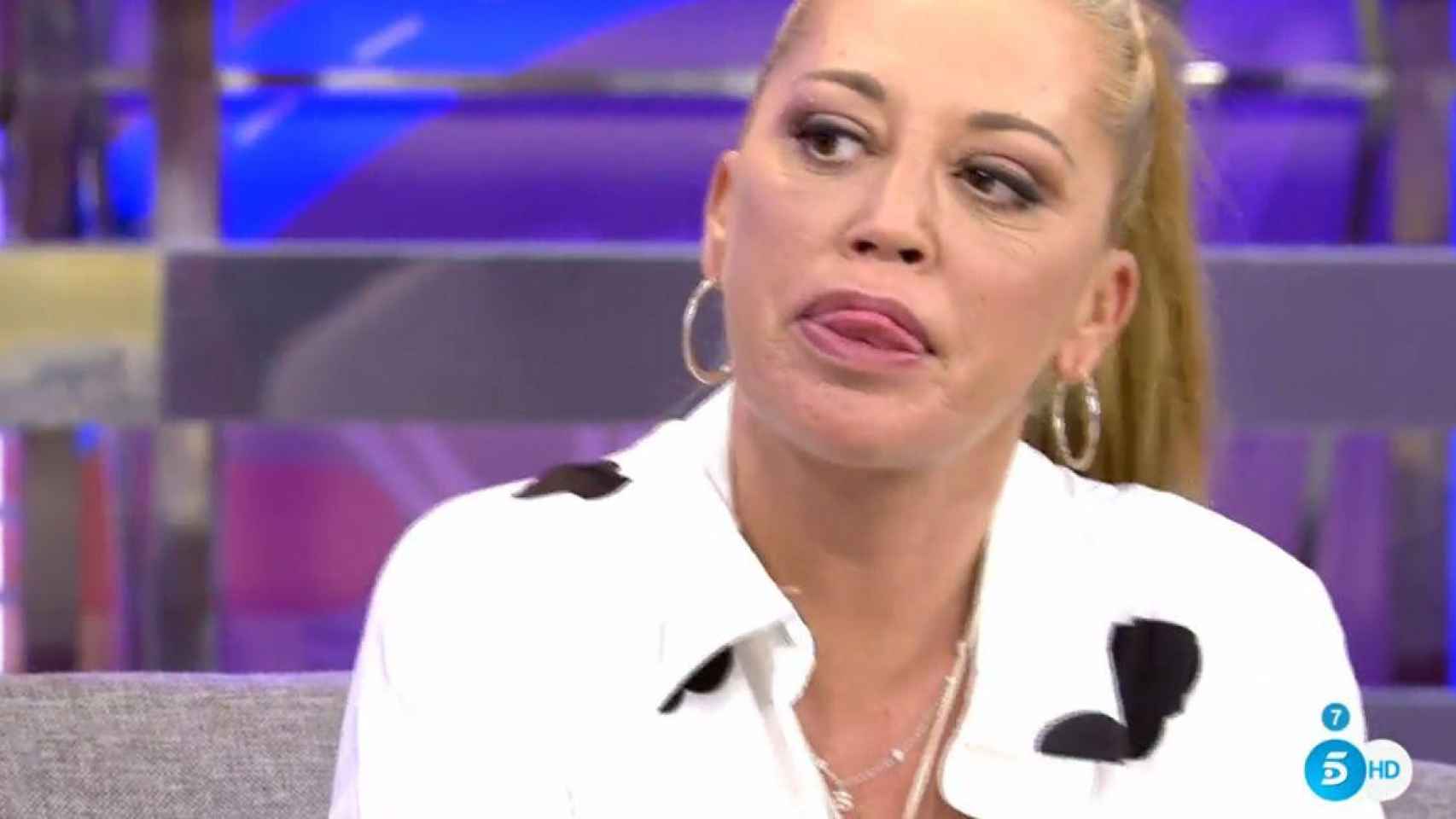 Belén Esteban en el plató de 'Sálvame' / TELECINCO