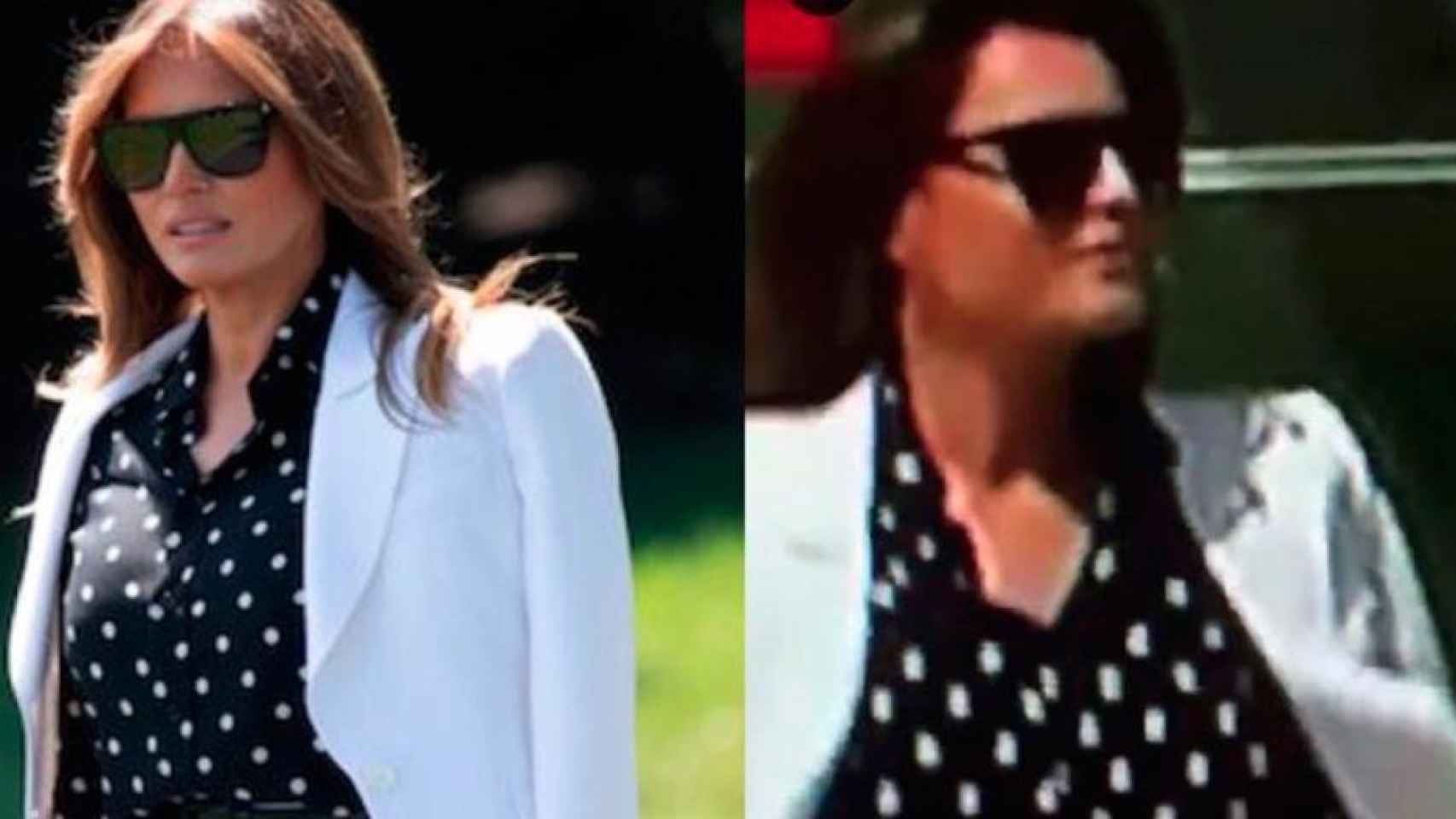 ¿Tiene Melania Trump una doble?