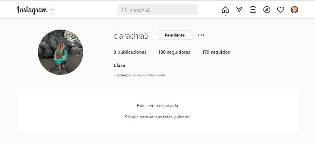 La cuenta oficial de Clara Chía en Instagram / REDES