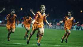 Koeman y sus compañeros celebrando el gol de Wembley 1992 / FC Barcelona