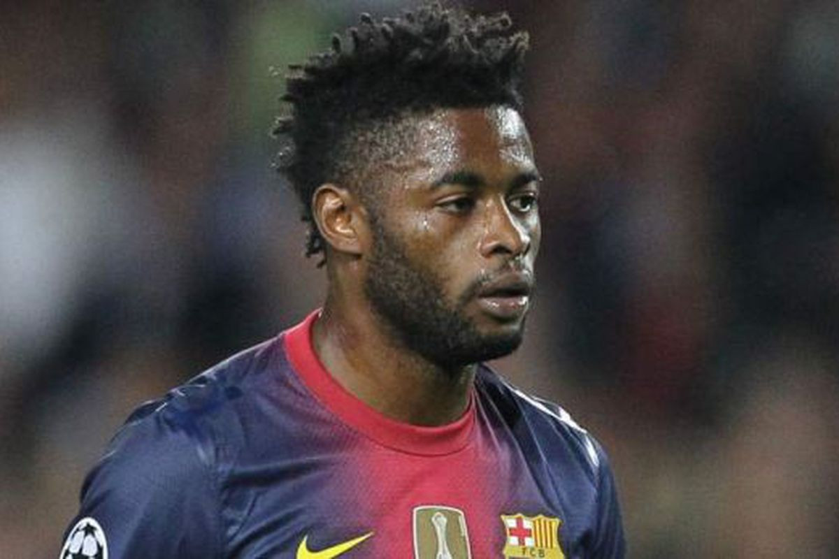 Alex Song en un partido del Barça / EFE