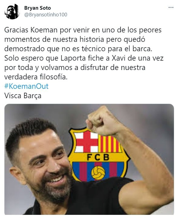 Las redes sociales claman por el fichaje de Xavi /Twitter