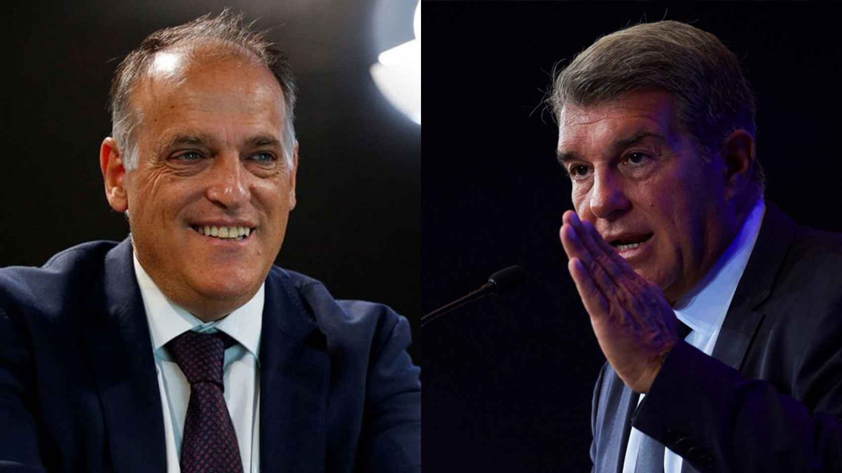 Javier Tebas y Joan Laporta, una relación de amor-odio entre la Liga y el Barça / CULEMANÍA