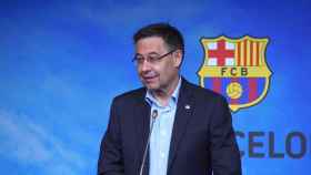 Josep Maria Bartomeu en un acto con el Barcelona / EFE