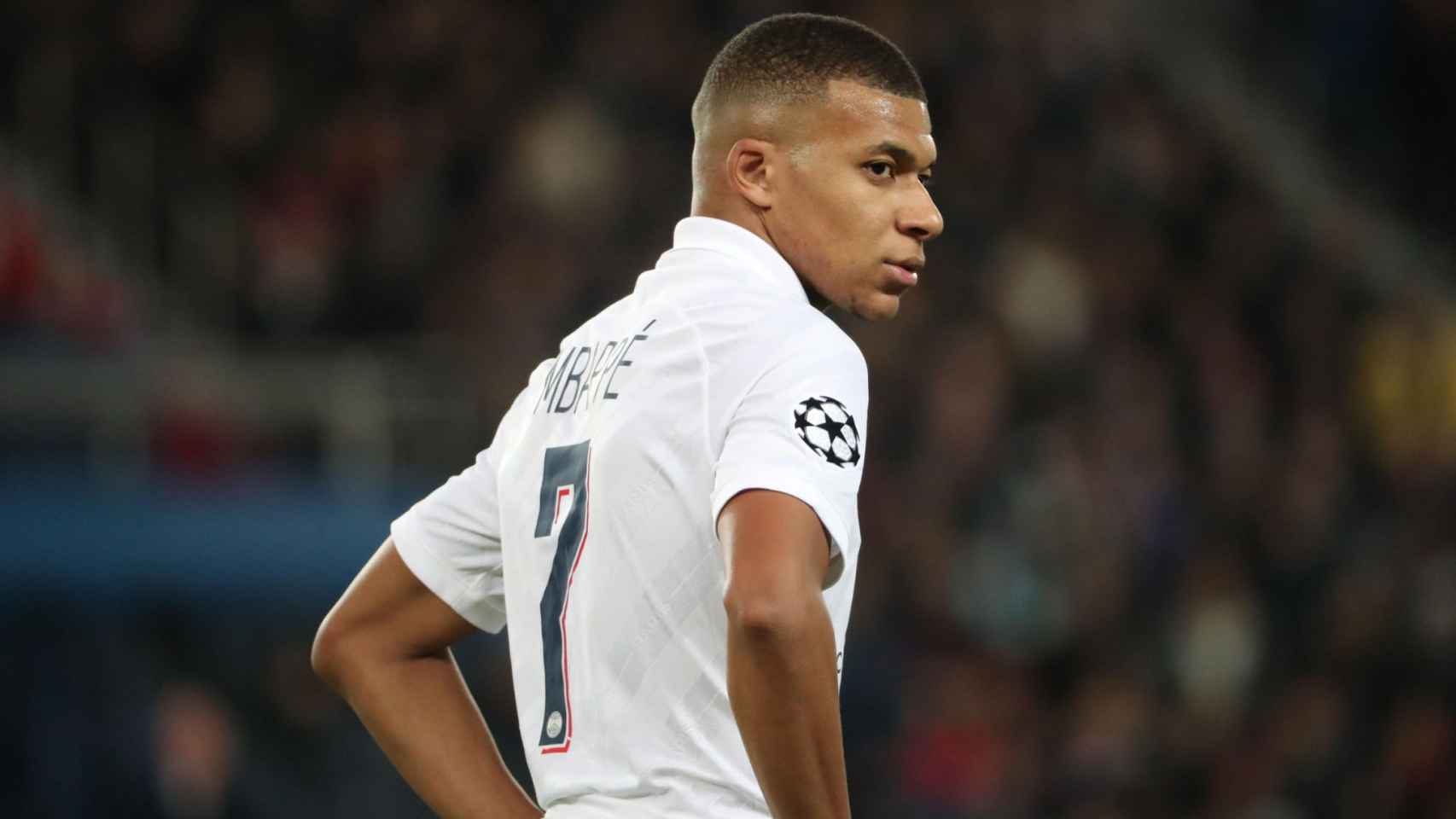 Kylian Mbappé jugando con el PSG contra el Brest / EFE