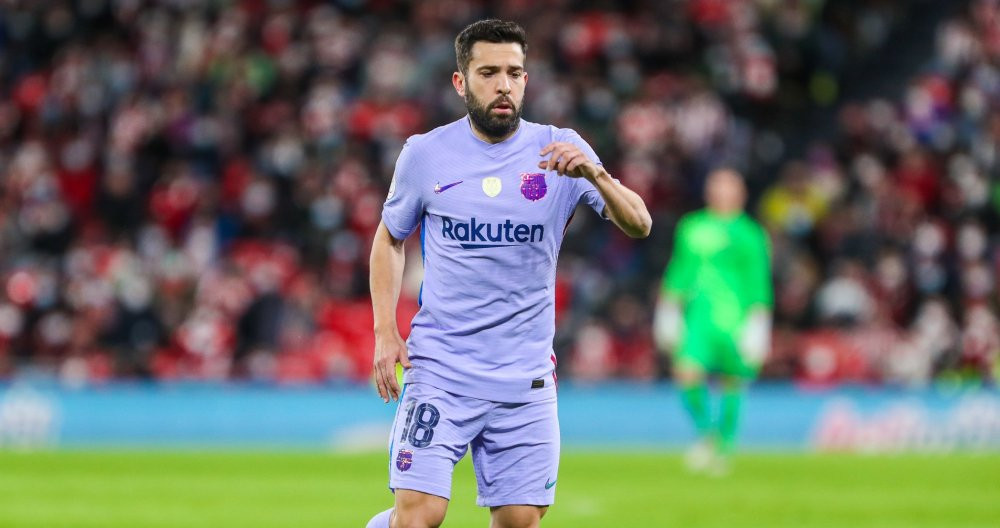 Jordi Alba, uno de los puntos bajos del Barça en la derrota contra el Athletic / FCB