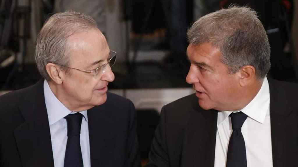 Florentino Pérez y Joan Laporta, aliados en la gestación de la Superliga Europea / REDES