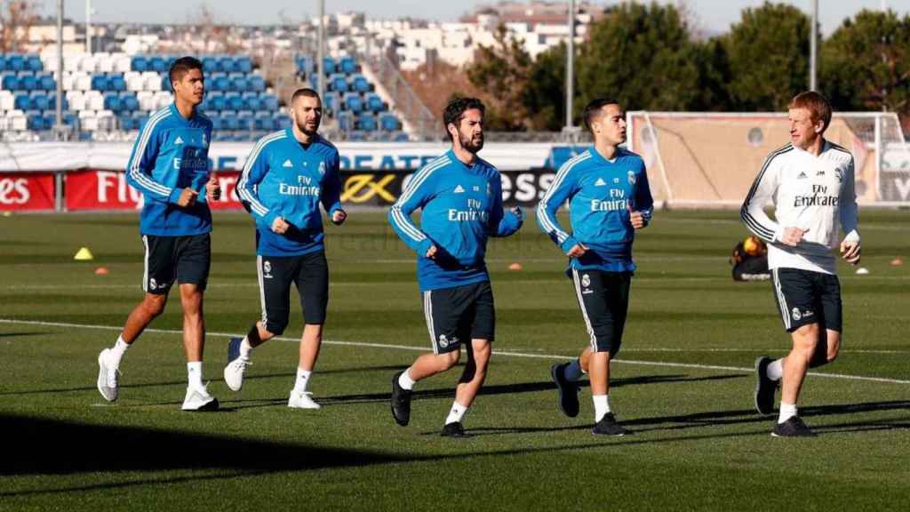 Imagen de archivo de un entrenamiento del Real Madrid | RM