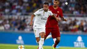 Hazard en un partido con el Real Madrid / EFE