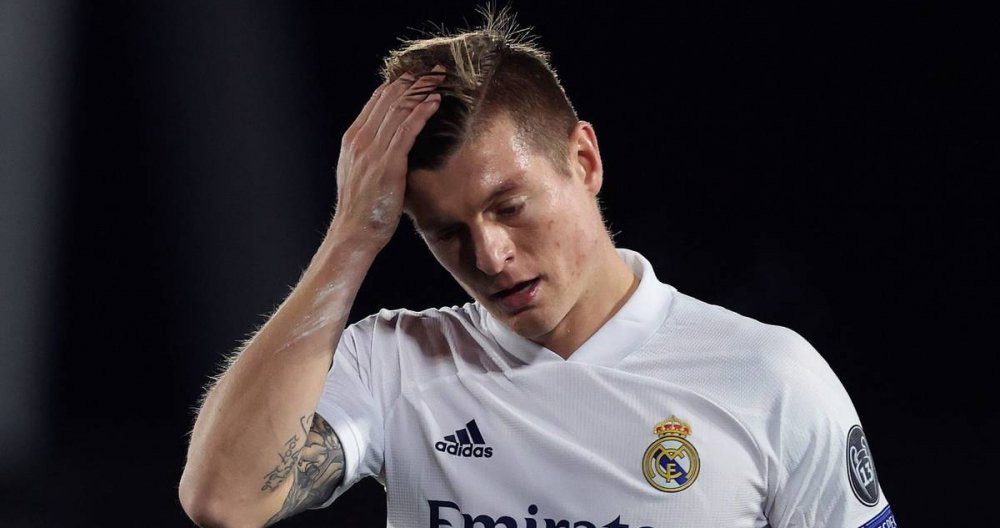 Toni Kroos en un partido del Real Madrid / EFE