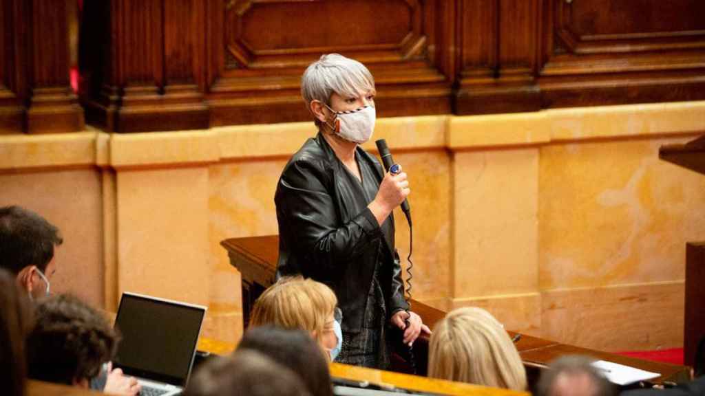 Lourdes Ciuró, consejera catalana de Justicia, en el Parlament / EP