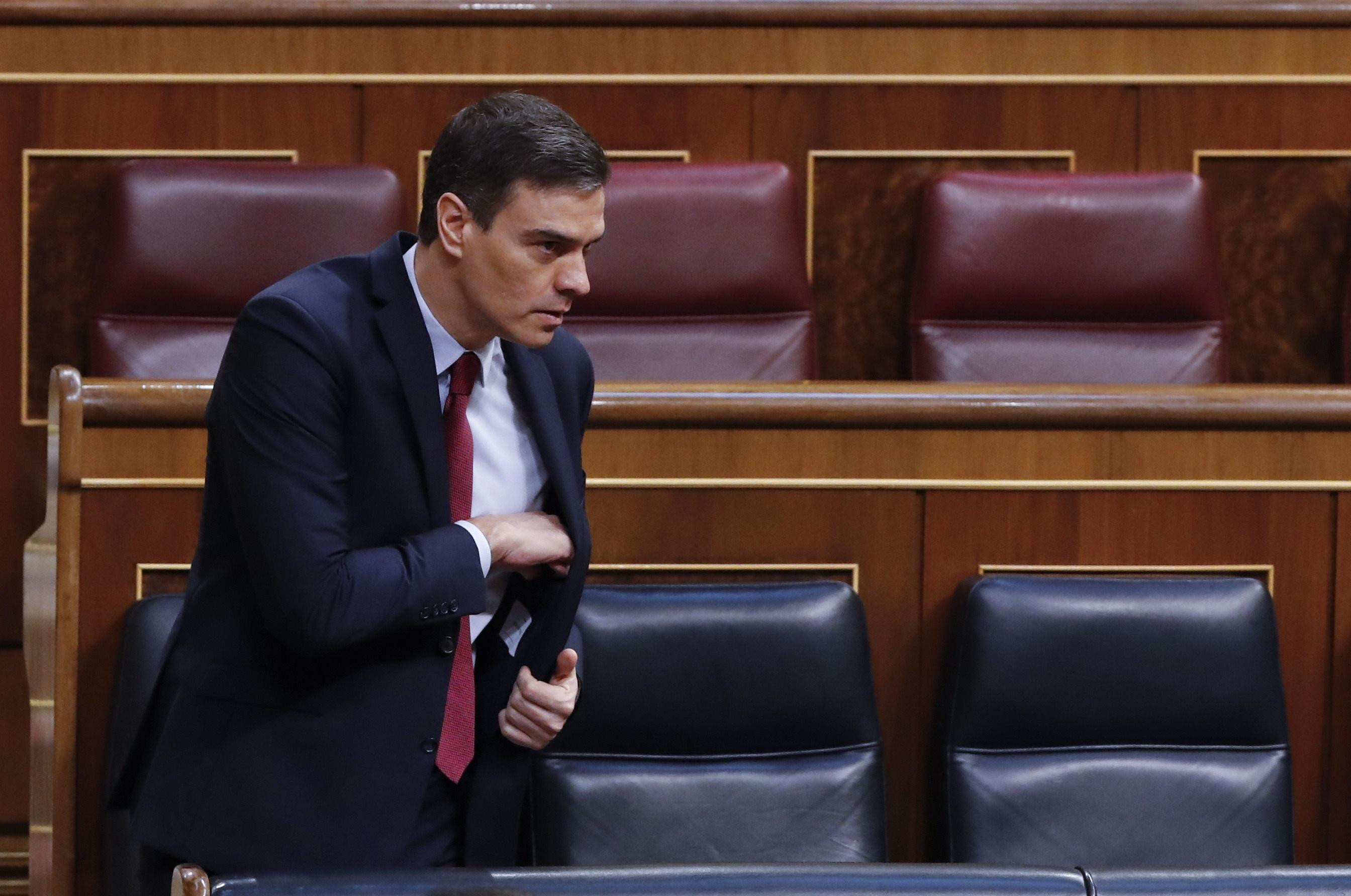 El presidente Pedro Sánchez, en la sesión de control en el Congreso / EP