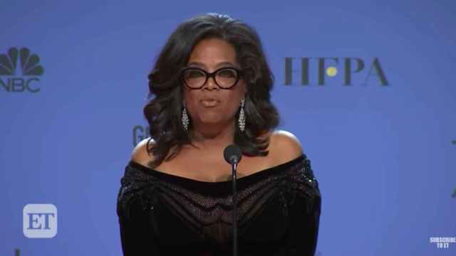 Oprah Winfrey durante la gala de los Globos de Oro