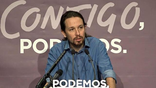 Pablo Iglesias, líder de Podemos