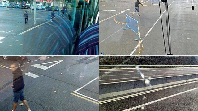 Jóvenes independentistas radicales apedrean un autocar de SCC en Lérida cuando se disponía a acudir a la concentración del 12O en Barcelona