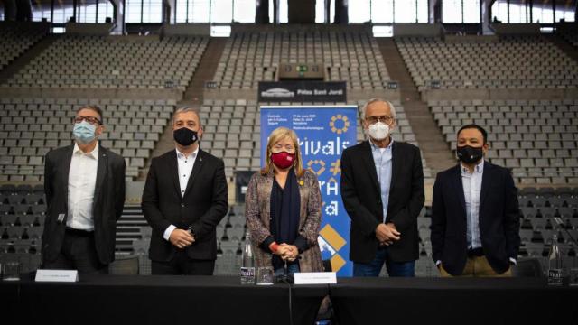 La rueda de prensa de presentación de los resultados de la prueba piloto del concierto de Love of Lesbian / EP