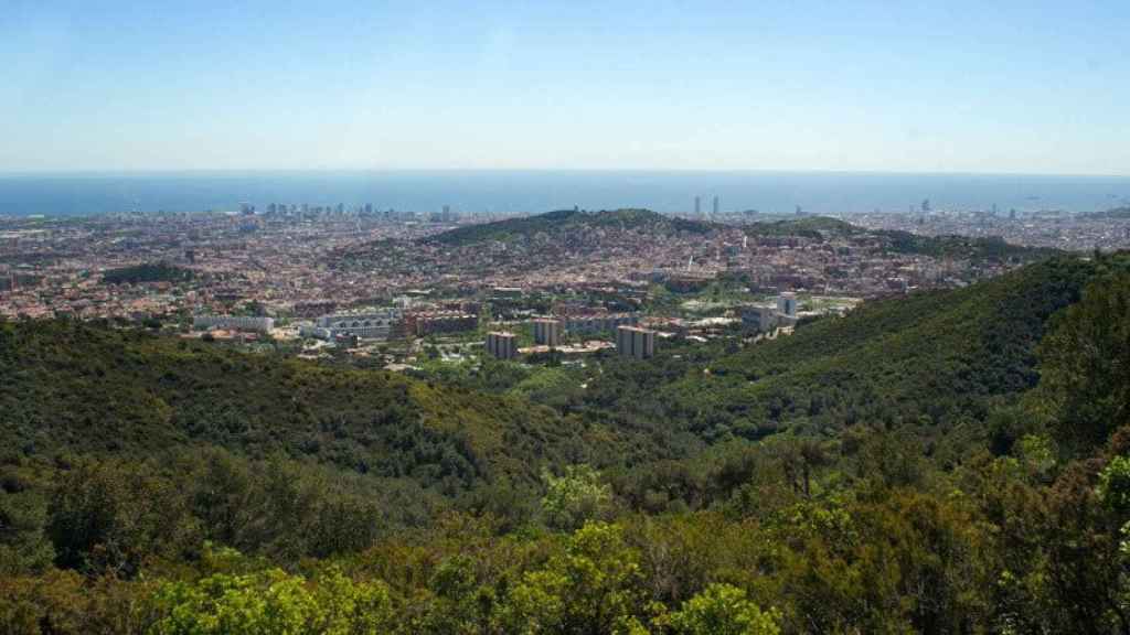 Vista aérea de Barcelona.