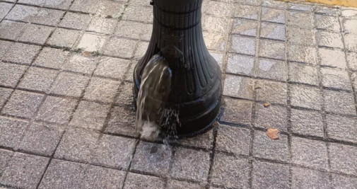 Fuga de agua en Sant Quirze del Vallès / CEDIDA