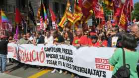 Cabecera de la manifestación del Primero de Mayo / EP