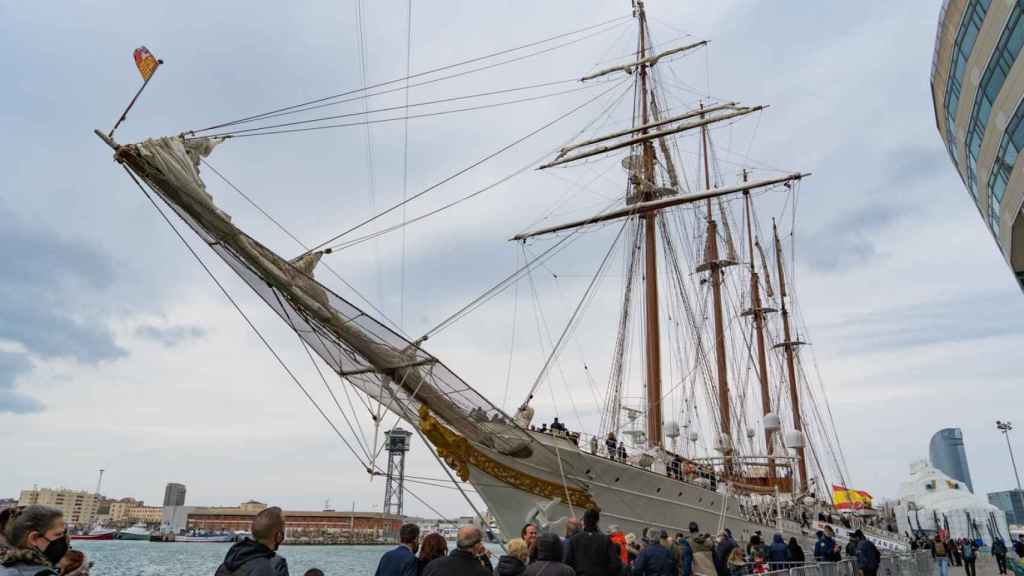 El buque Juan Sebastian Elcano / LUIS MIGUEL AÑÓN (CG)