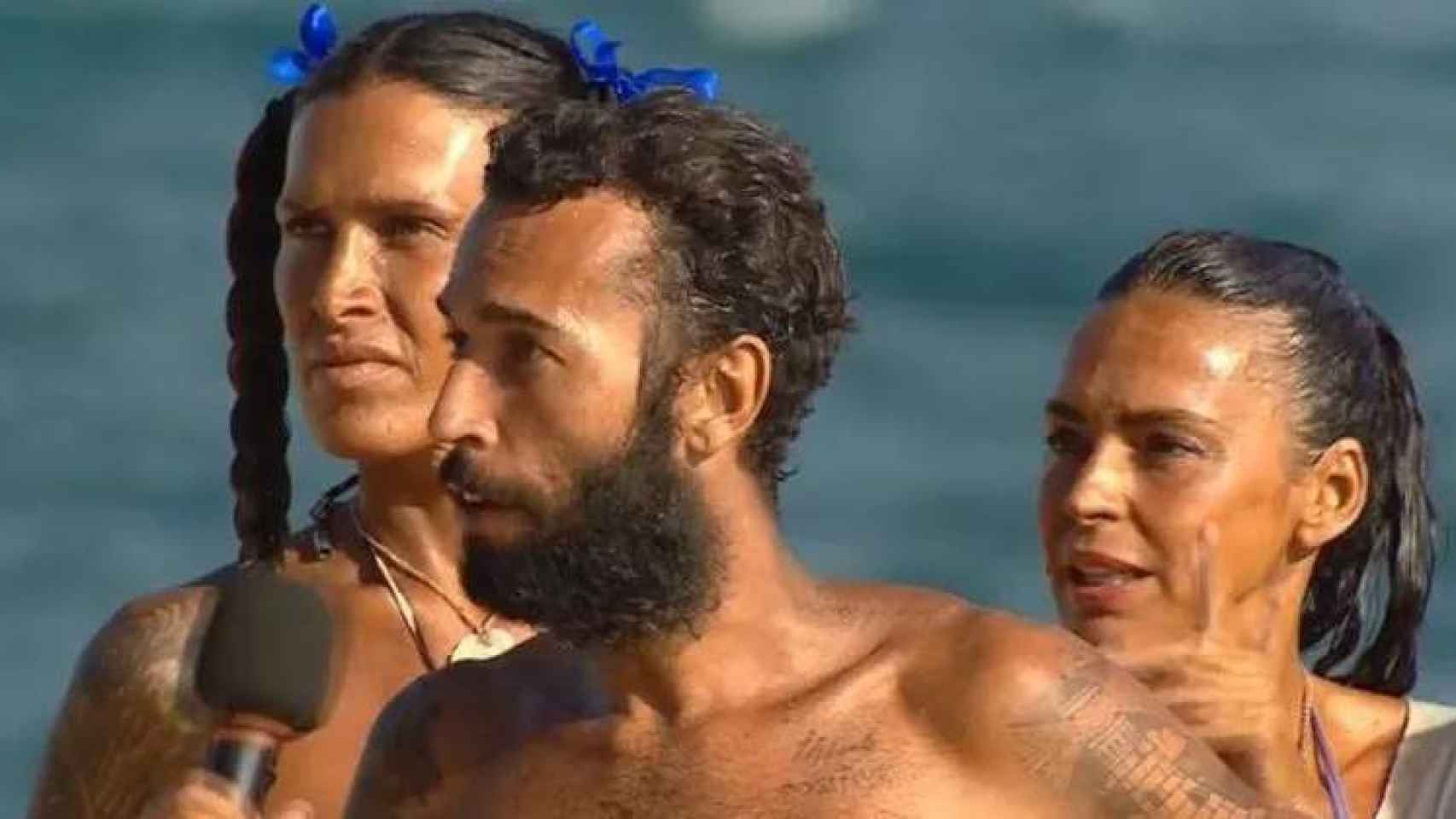 Omar Sánchez y Olga Moreno en 'Supervivientes 2021' / MEDIASET