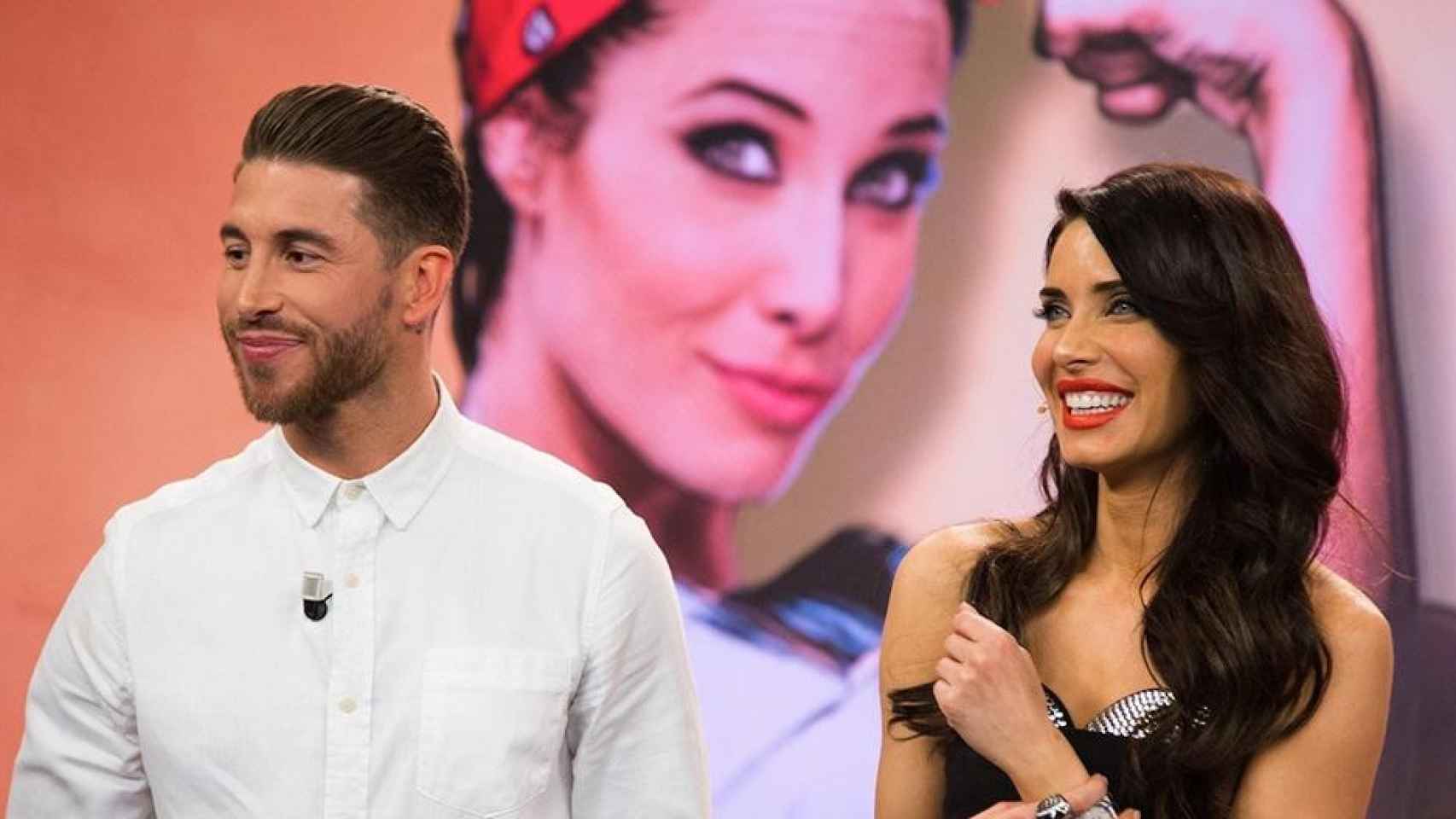 Pilar Rubio y Sergio Ramos en 'El Hormiguero' / EP