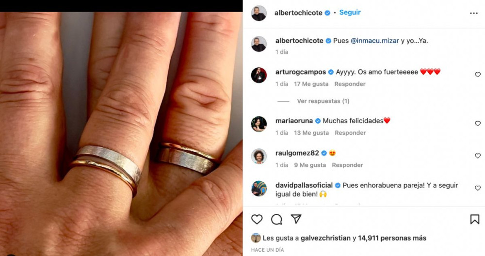 Publicación de Alberto Chicote en Instagram / @albertochicote