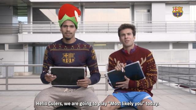 Los jugadores del Barça juegan al Most likely