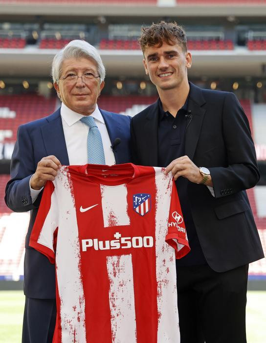 Griezmann en su presentación