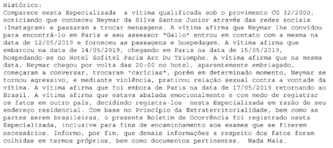 La supuesta denuncia de Najila Trindade contra Neymar