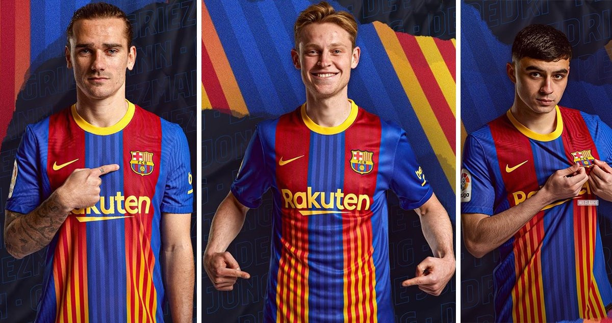 La evolucion de la camiseta del Barca en 122 anos