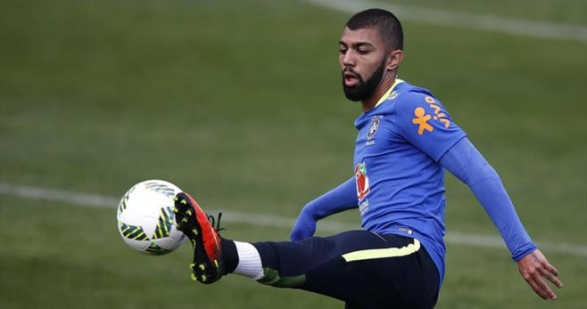 Gabigol en un entrenamiento / EFE