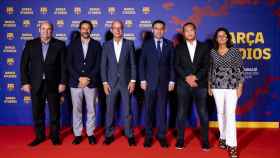 Los exdirectivos de la junta de Bartomeu en la presentación de Barça Studios / FC Barcelona