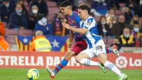 Ilias, en su debut contra el Espanyol, la pasada temporada / EFE