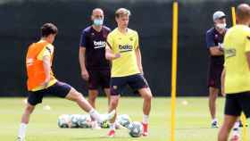 Frenkie De Jong durante un entrenamiento /FCB