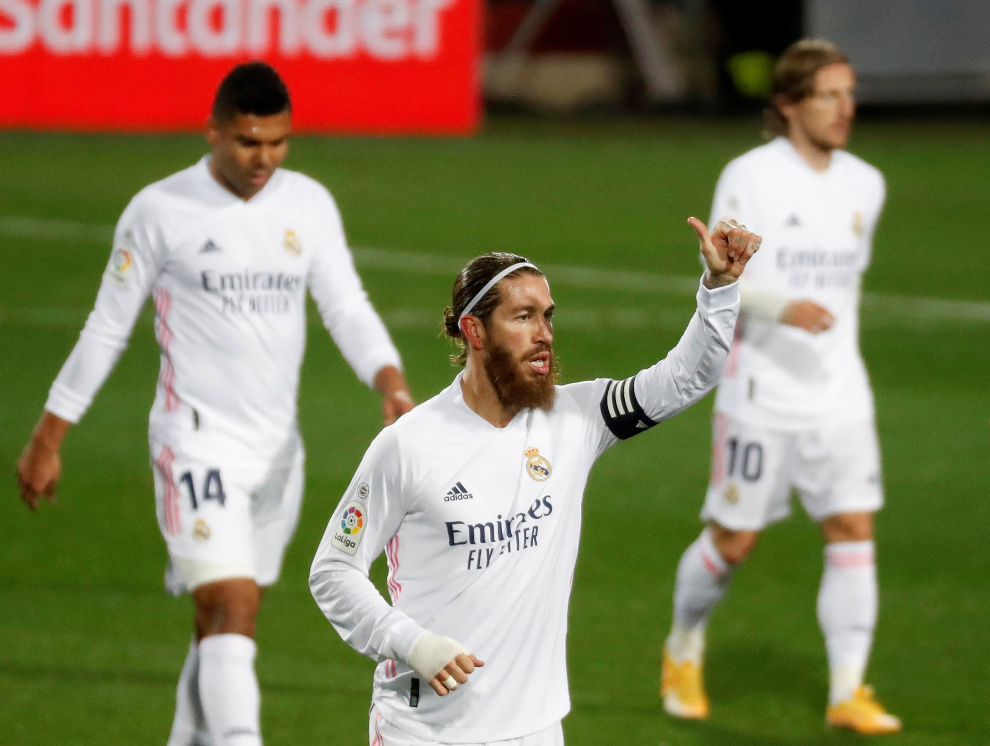 Sergio Ramos durante el partido contra el Eibar / EFE