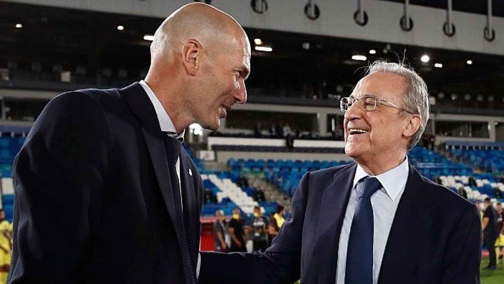 Zinedine Zidane y Florentino Pérez /REDES