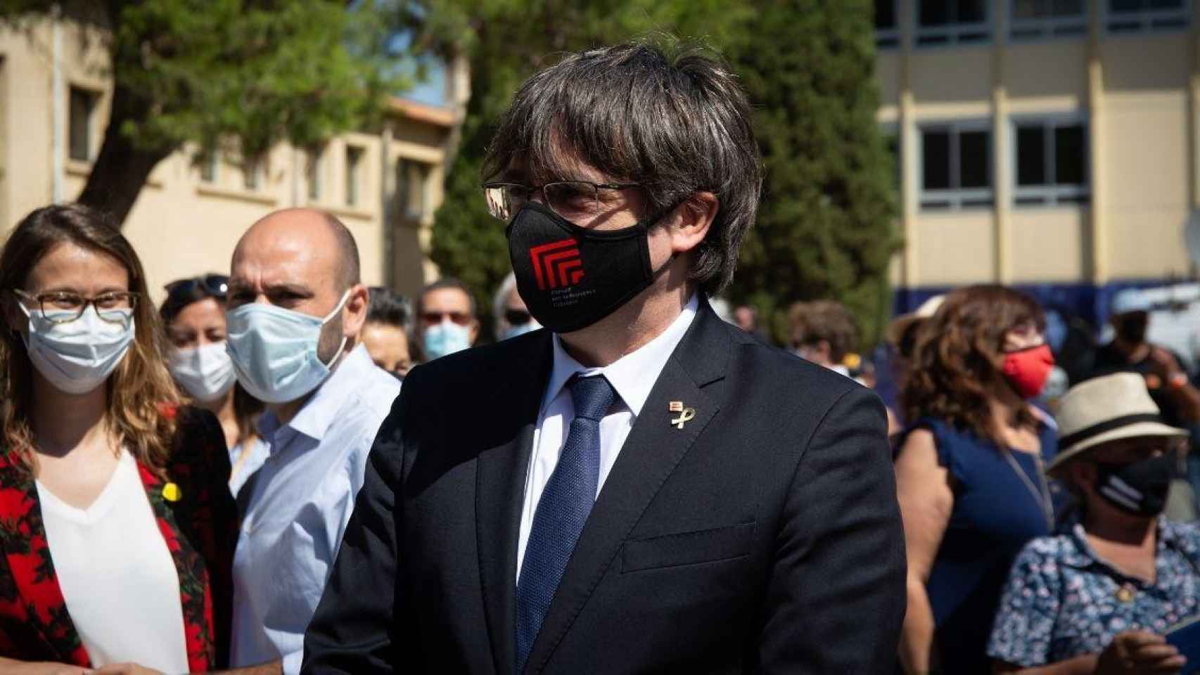 El expresidente Carles Puigdemont, en un evento celebrado este verano / David Zorrakino - EUROPA PRESS