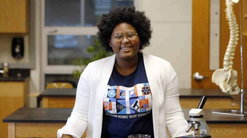 La estudiante Dasia Taylor / SOCIETY FOR SCIENCE