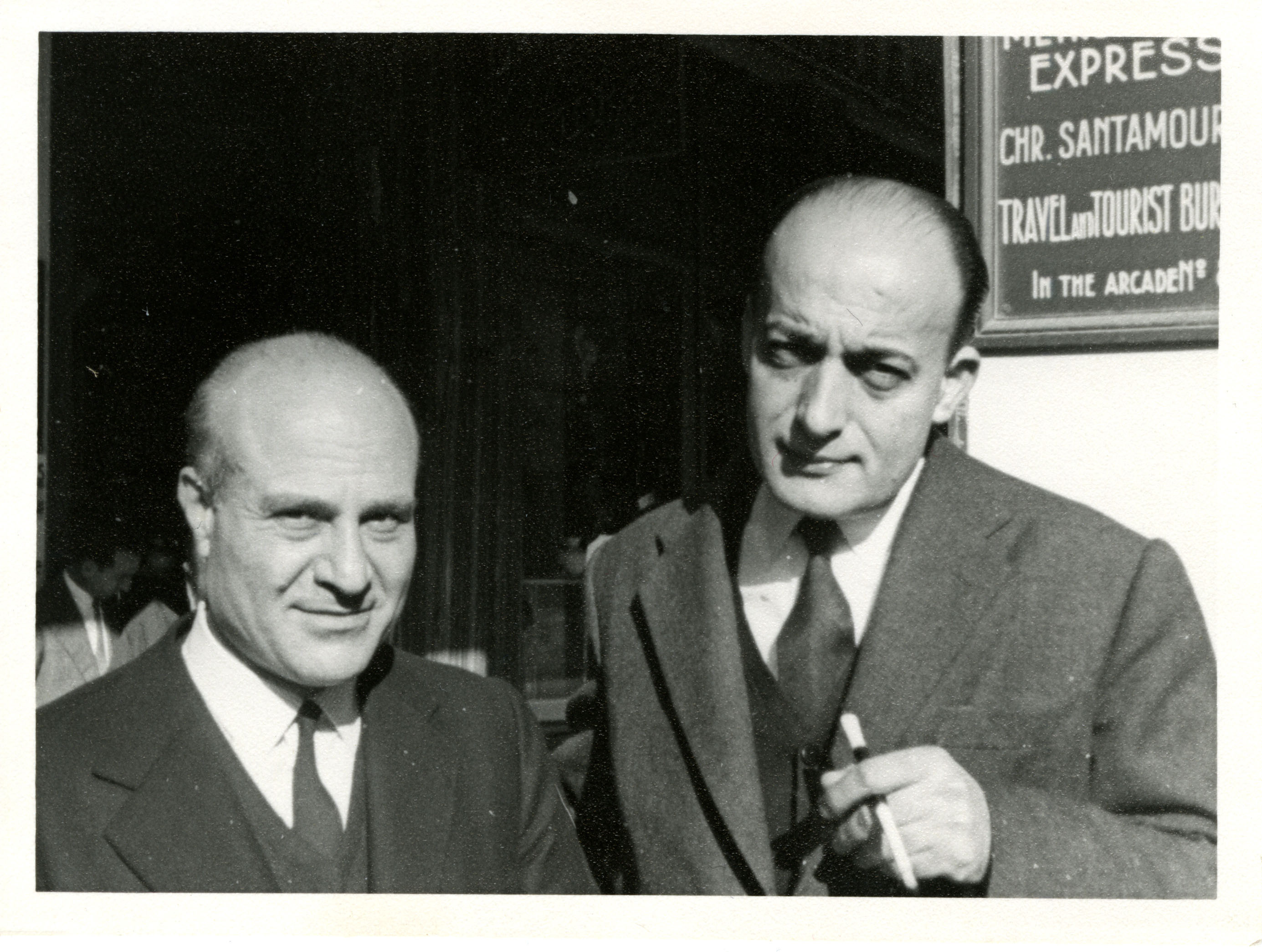 Odysseas Elytis and Nikos Gatsos / GATSOS ARCHIVE