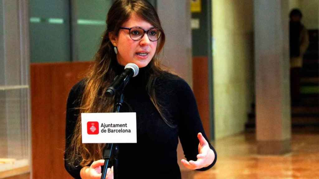 Janet Sanz, teniente de alcalde de Urbanismo de Barcelona, en una comparecencia anterior