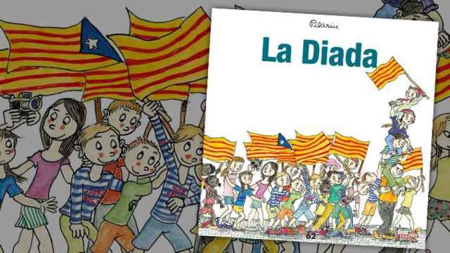 Portada de 'La Diada', de Bayes Pilarin, con una estelada independentista, difundido por Caprabo y Borges