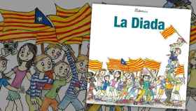 Portada de 'La Diada', de Bayes Pilarin, con una estelada independentista, difundido por Caprabo y Borges