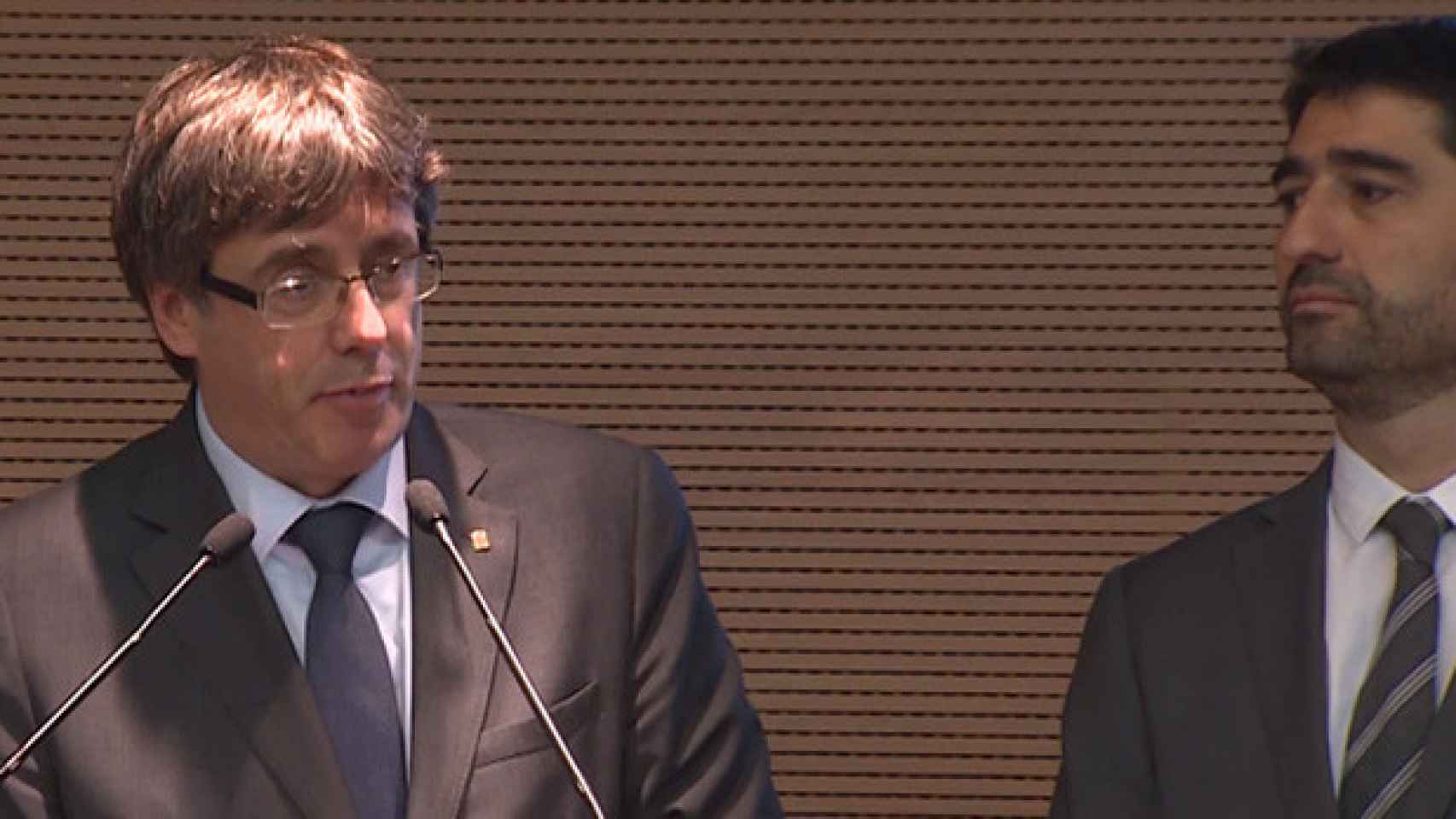 Jordi Puigneró y Carles Puigdemont