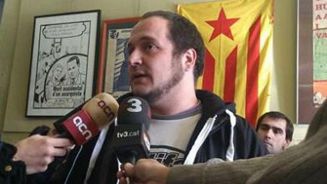 El diputado autonómico de la CUP David Fernández