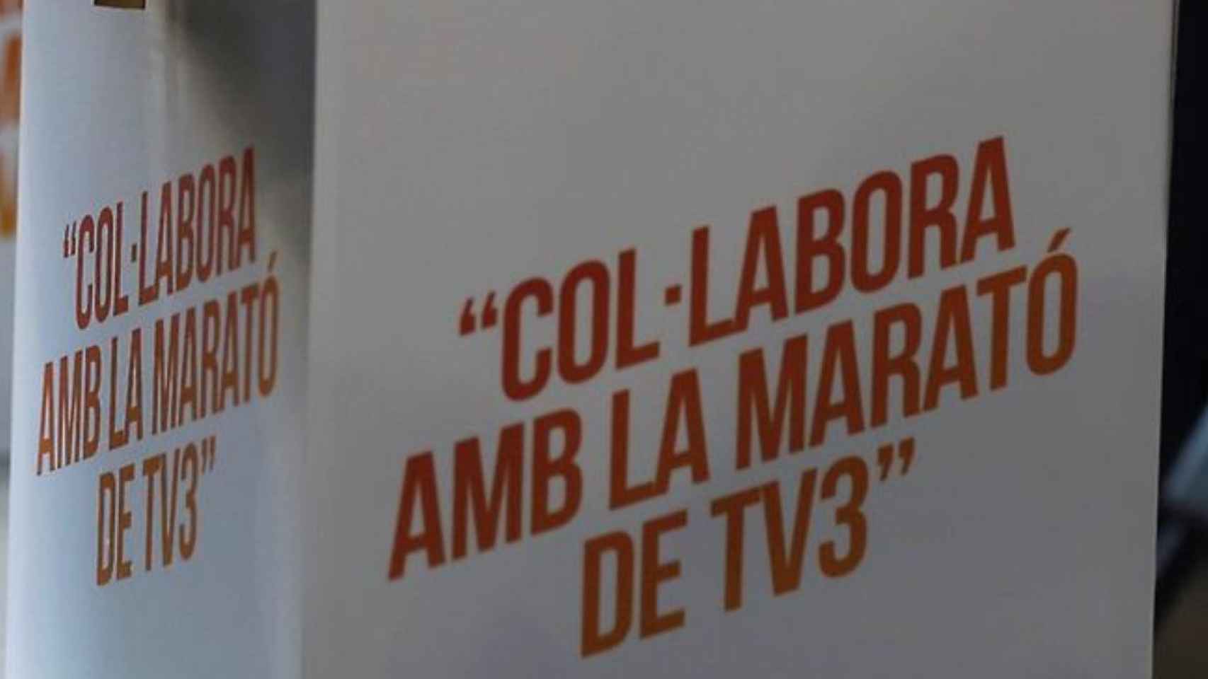 Una urna de la 'Marató de TV3' / EFE